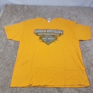 Harley-Davidson Motorcycles  T-Shirt Route 65 Indianola IA Size 2Xl Beefy Tag